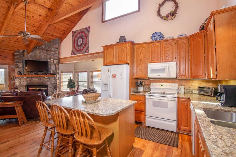 Kitchen with Granite Countertops