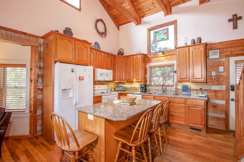 Kitchen with Island Seating for Four
