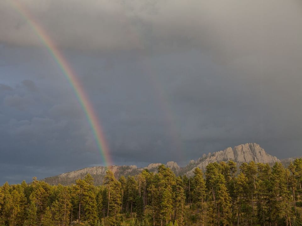 The pot of gold at the end of the rainbow!