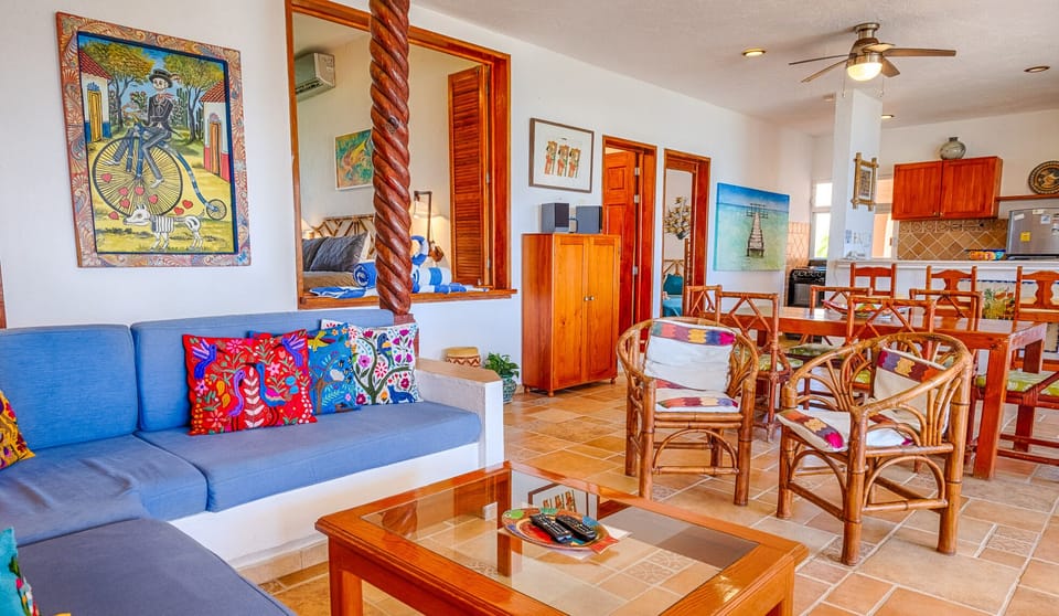 Open style Carribean condo