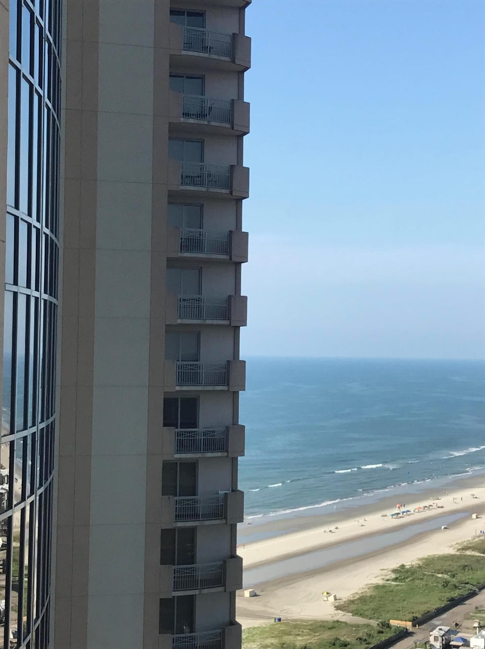 Ocean view from side deck