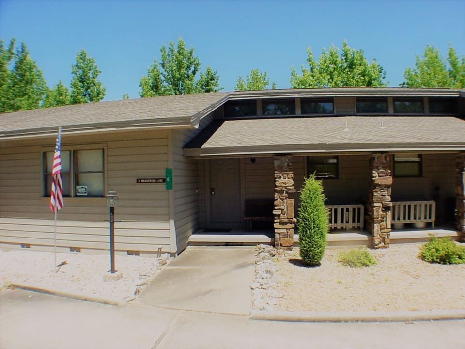 Condo from the parking area