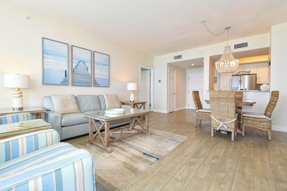 Silver Shells St. Croix 802 - Living Area to Dining Area