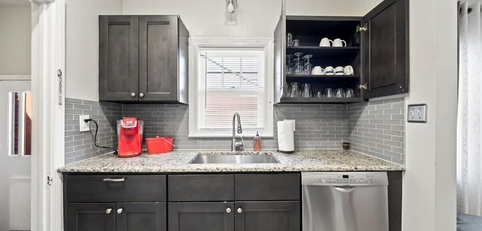 Fully stocked modern kitchen — perfect for home-cooked meals