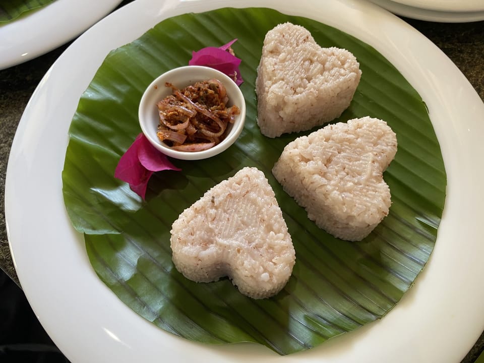 Free daily local cuisine breakfast