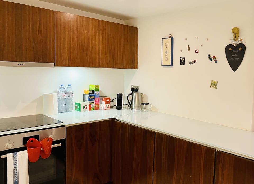 Kitchen with Nespresso coffee machine 