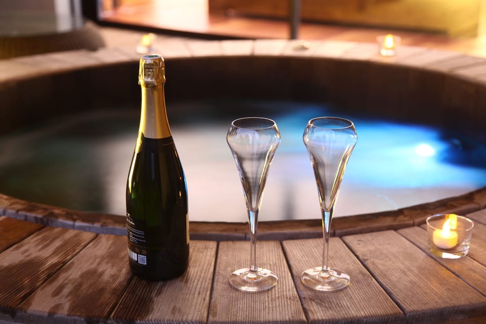 Luxury Suite, 1 King Bed, Fireplace | Terrace/patio