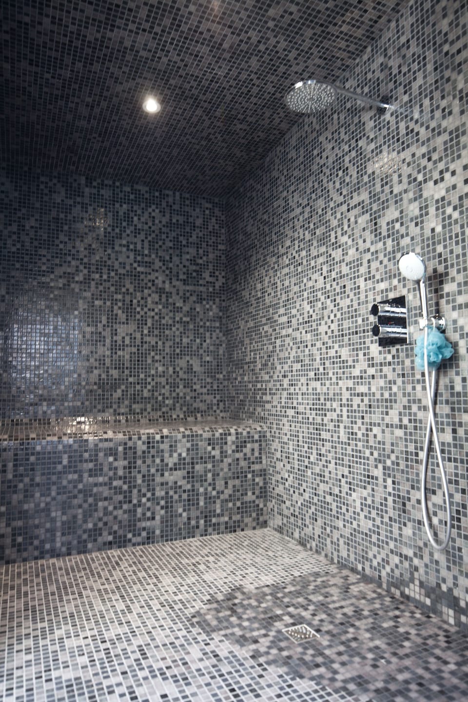Luxury Suite, 1 King Bed, Fireplace | Bathroom shower