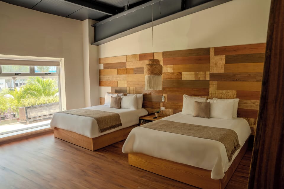 Standard Double Room, 2 Queen Beds | Free WiFi, bed sheets
