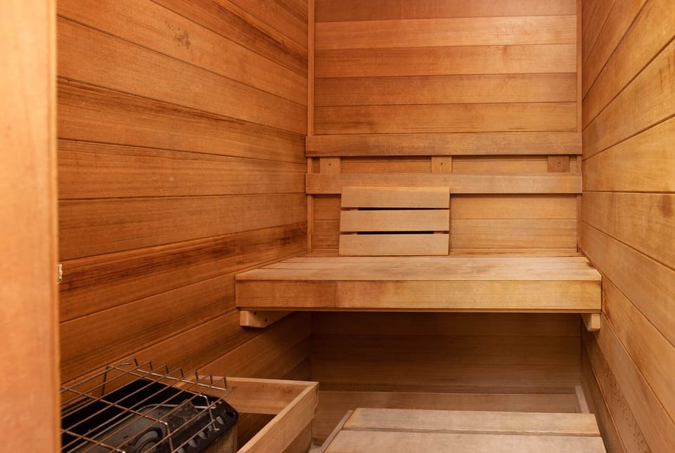 Discover the warm, wooden sauna and other relaxing amenities at Phoenix III on your next vacation to Orange Beach