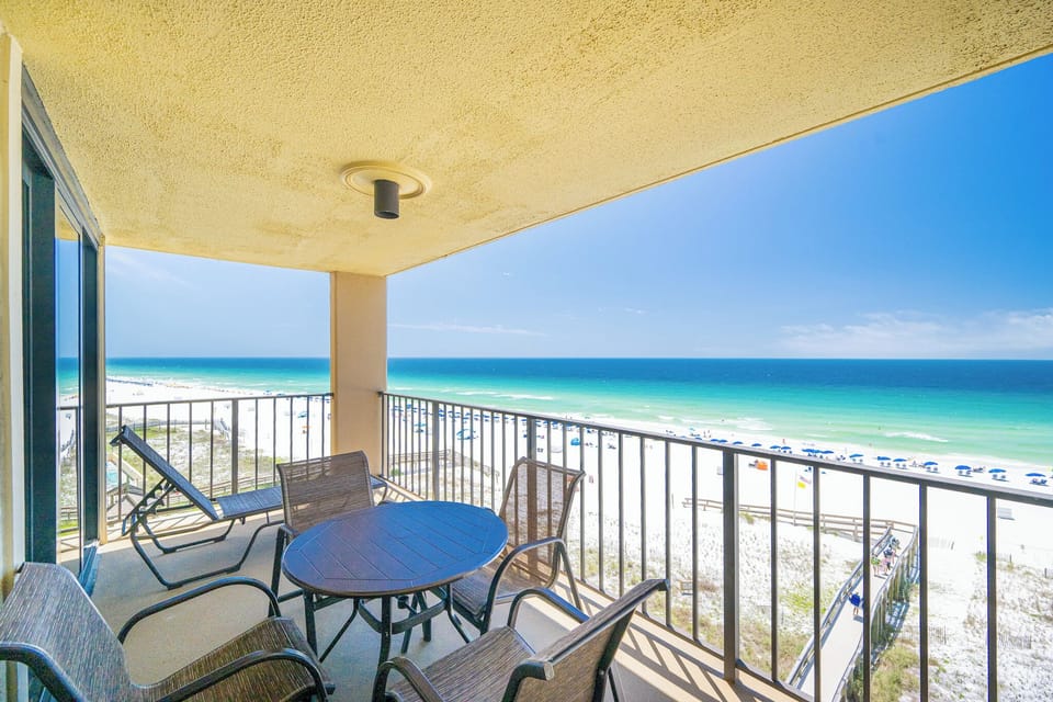 Unwind on your balcony, soaking in coastal views and the relaxing sounds of the shore