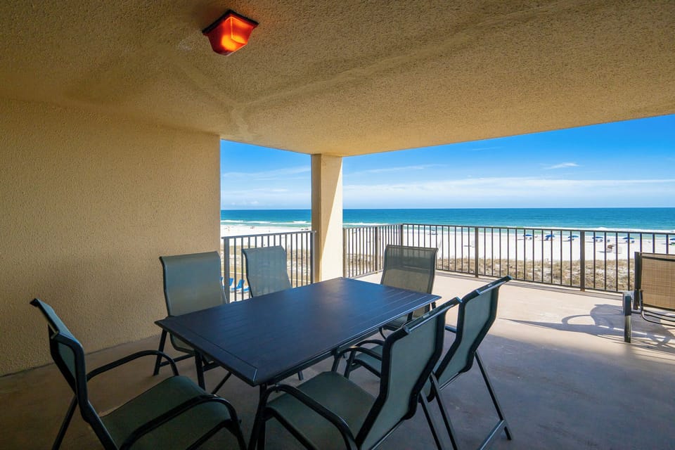 Imagine sharing laughter and meals around the table as the coast stretches wide beyond your balcony seating