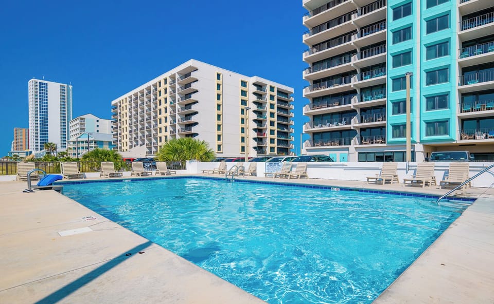 Spend the day by the pool in the sun or enjoy a refreshing dip