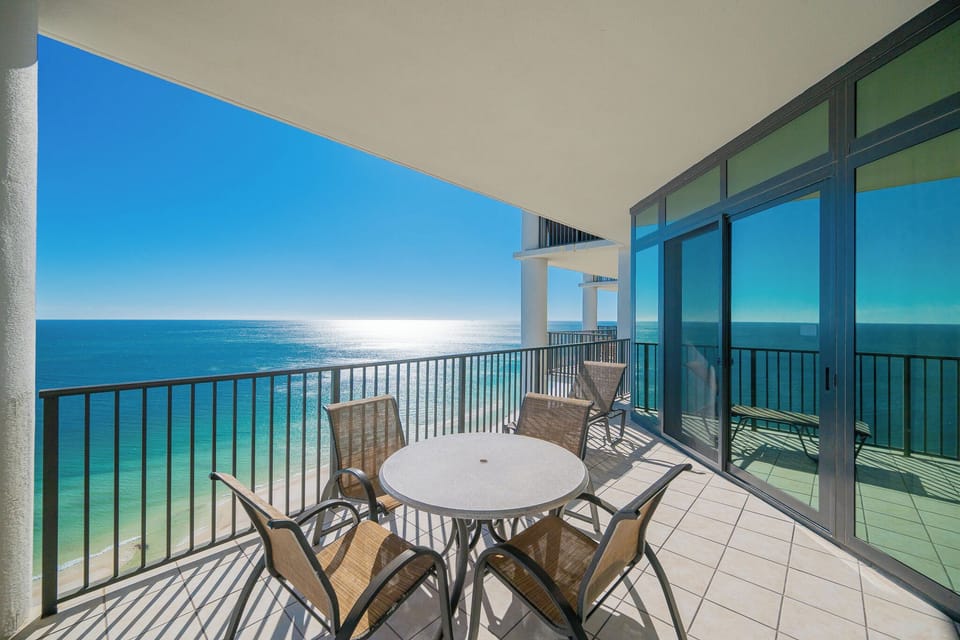 Relax and soak in the coastal vibes from your balcony while enjoying stunning views of the shore