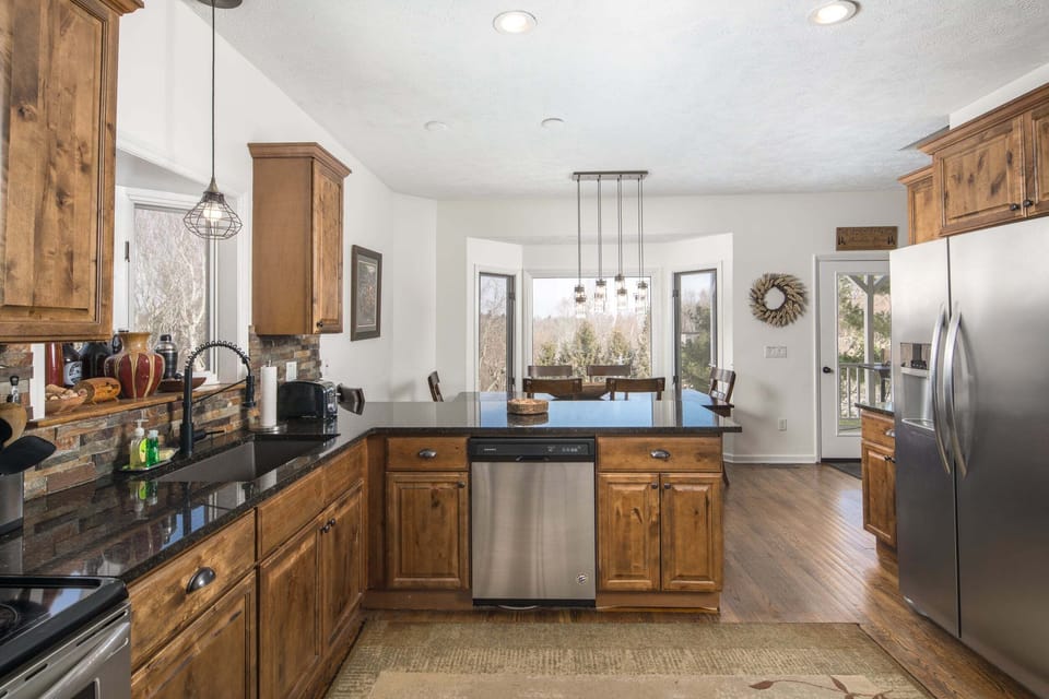 Open-Concept Kitchen Perfect for Cooking and Gathering Together
