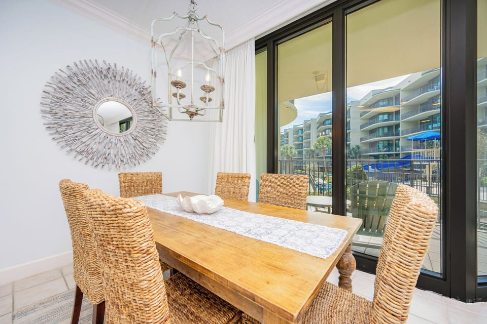 Savor a family meal or enjoy a fun game night with the coastal vibe and create lasting memories with loved ones