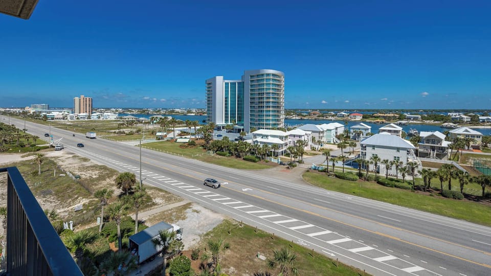 Take in the expansive views of the coastline and vibrant surroundings from your comfortable guest room balcony