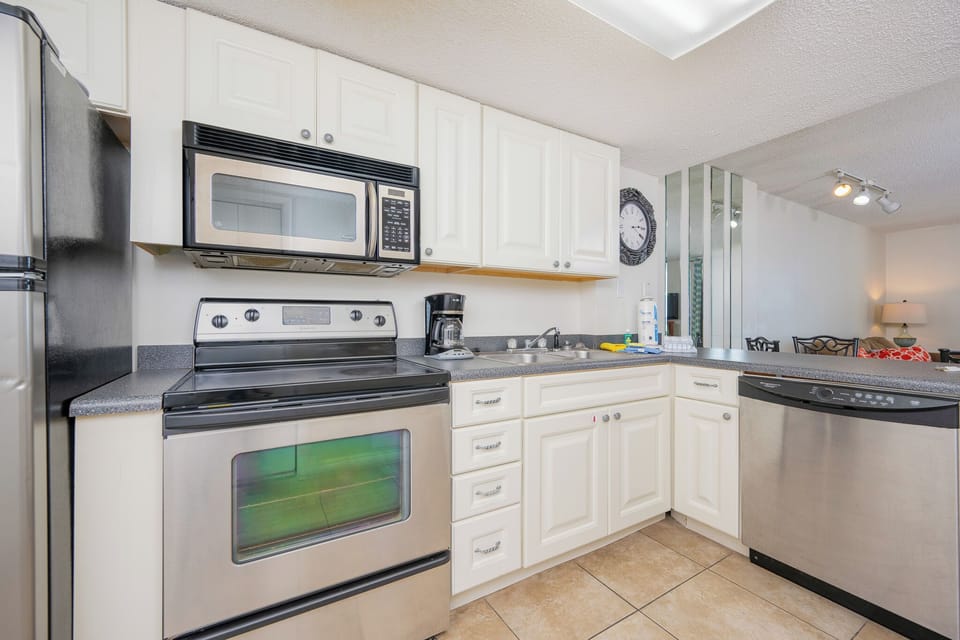 Create lasting memories as you prepare meals with family in your kitchen with stainless appliances
