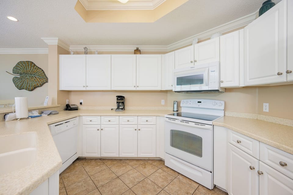 Prepare delicious meals in this inviting kitchen and feel at home while on vacation