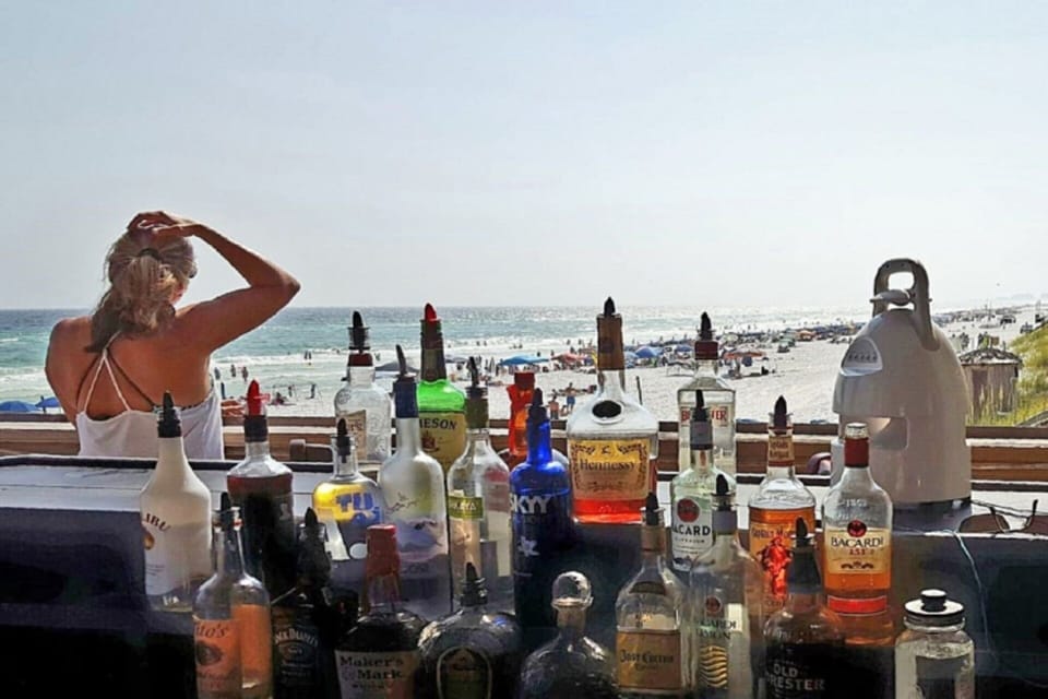 Enjoy food and drink and view the coastline and smell the fresh air and relax,