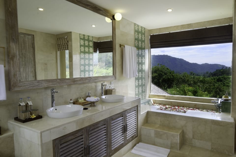 1 Bedroom Pool Villa with Free Benefits | Bathroom | Separate tub and shower, deep soaking tub, designer toiletries