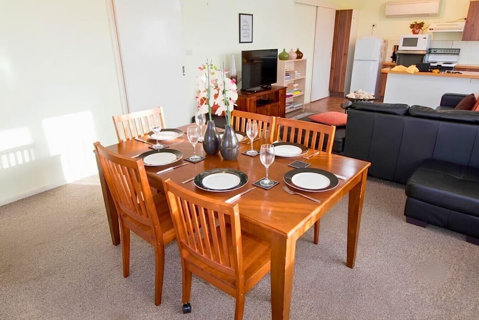 Dining table and Living Area
