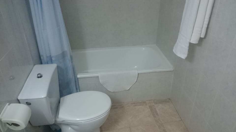 Bathtub, free toiletries, hair dryer, bidet