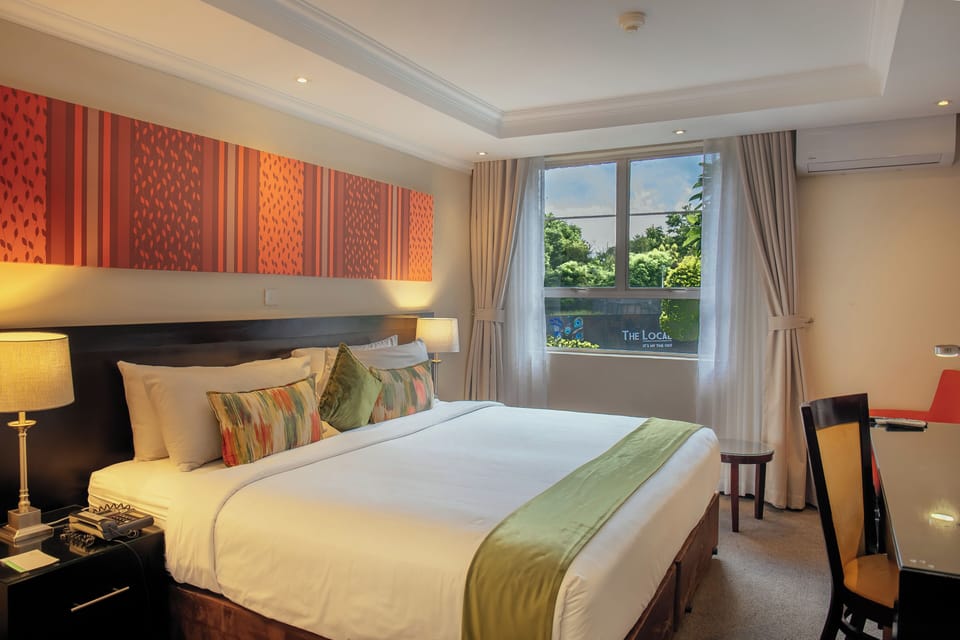 In-room safe, desk, blackout drapes, iron/ironing board (on request)