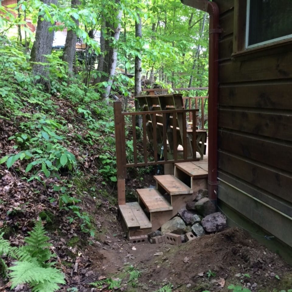 side deck steps