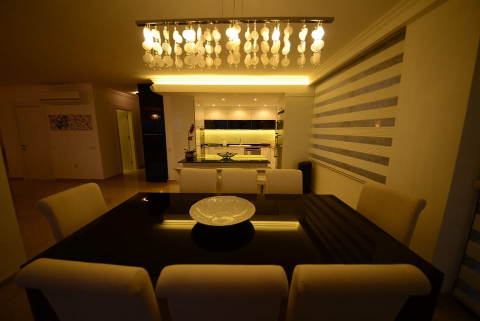 Villa Amycha's night time ambience means staying-in is as special as going out!