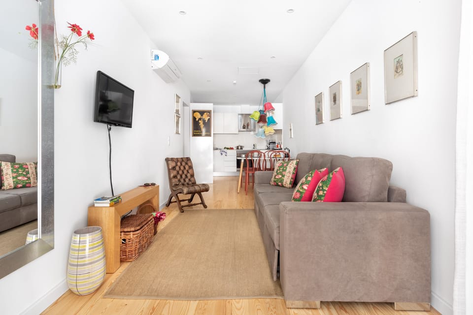 Stylish lounge with open kitchen | A/C (heat and cold) in all the rooms