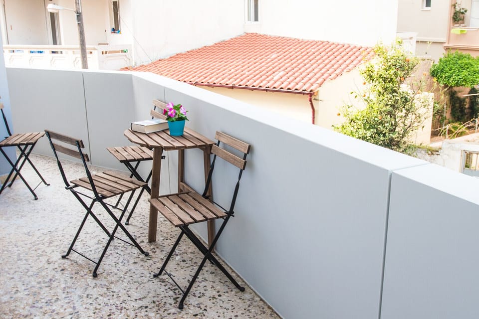 Terrace with exterior furniture
