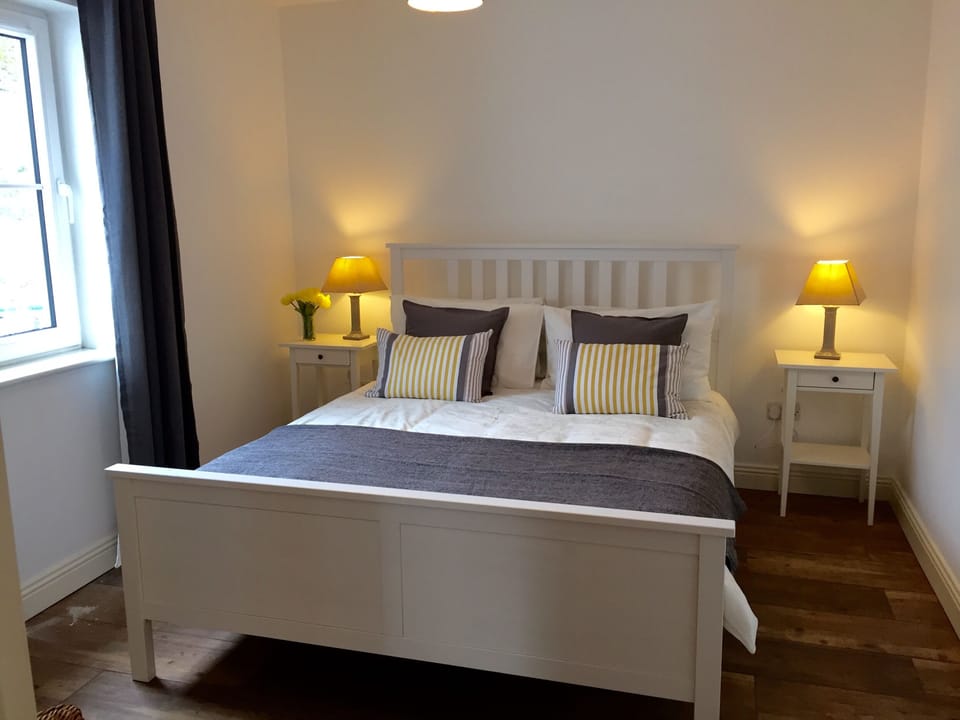 Double room - King size double bed and good storage.