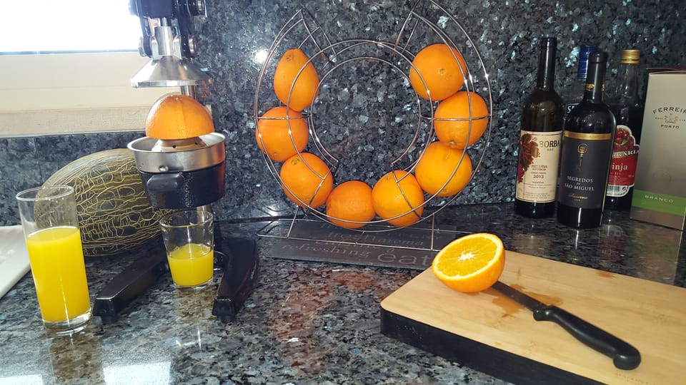 Squeeze your own fresh  Orange juice.