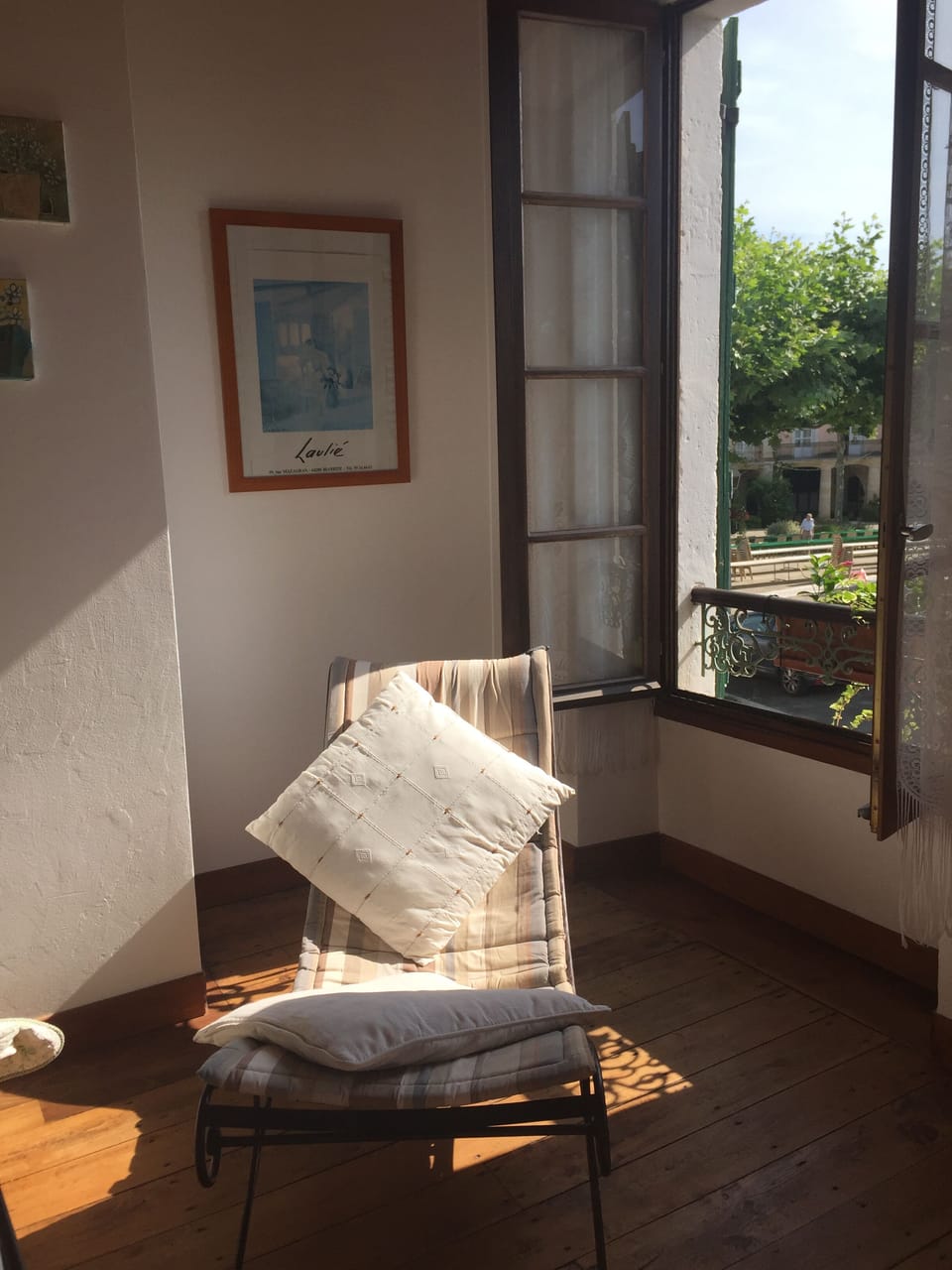 Reading lounge in main bedroom.