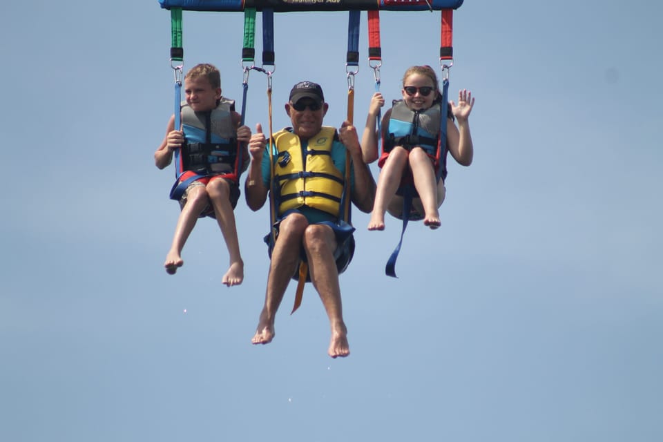Parasailing available at beach