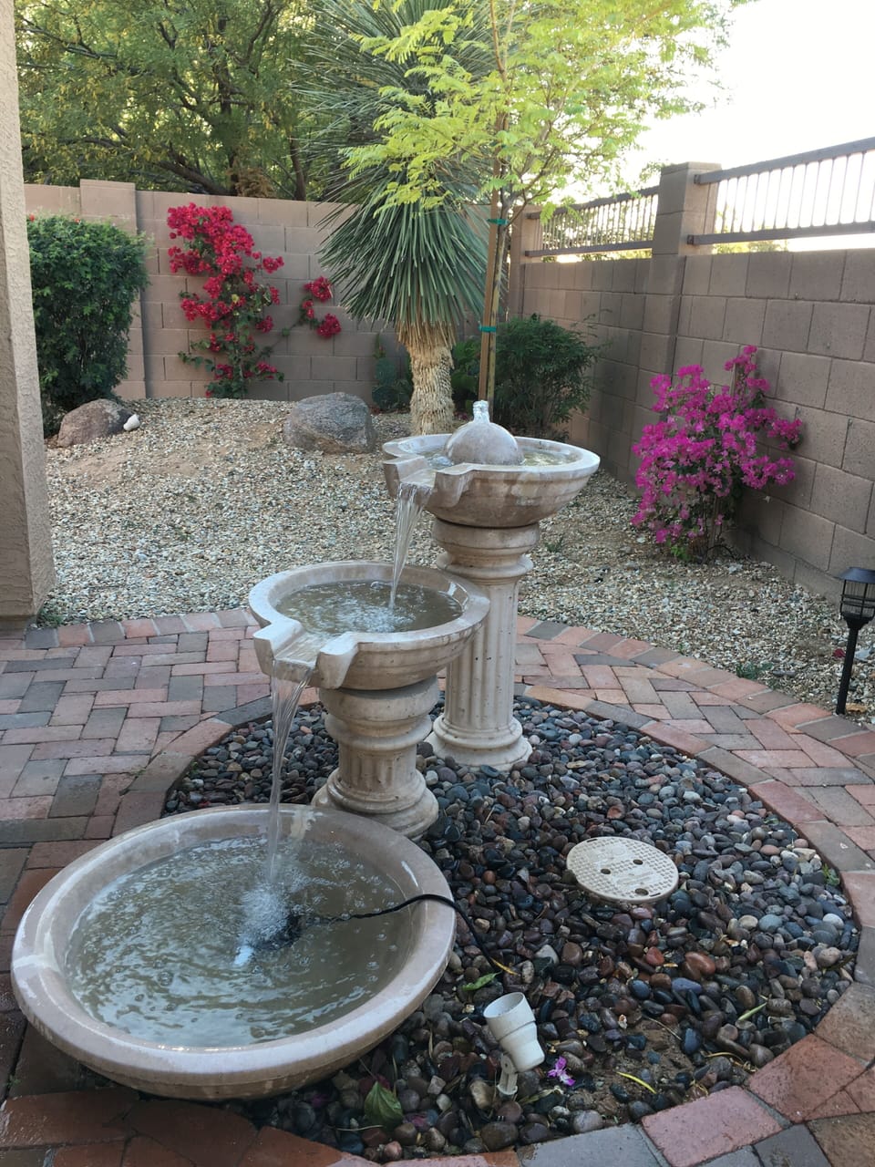 The calm sound of a fountain!