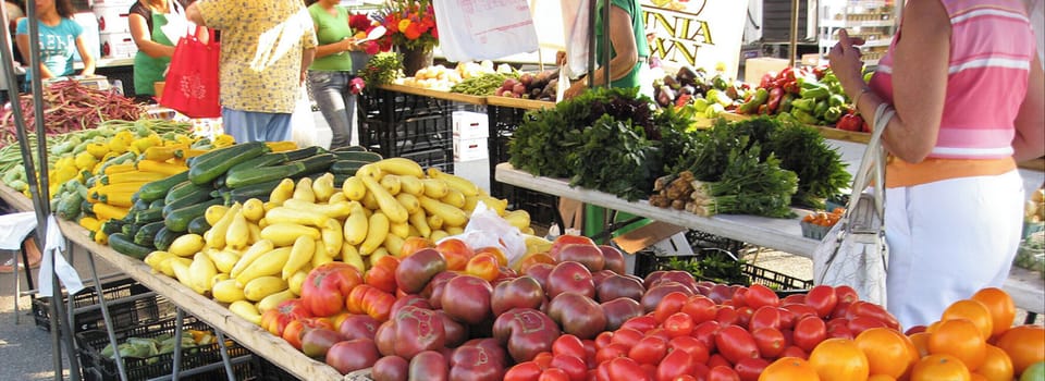 Farmers Market on the Arcata Plaza, a 6 minute drive from our location