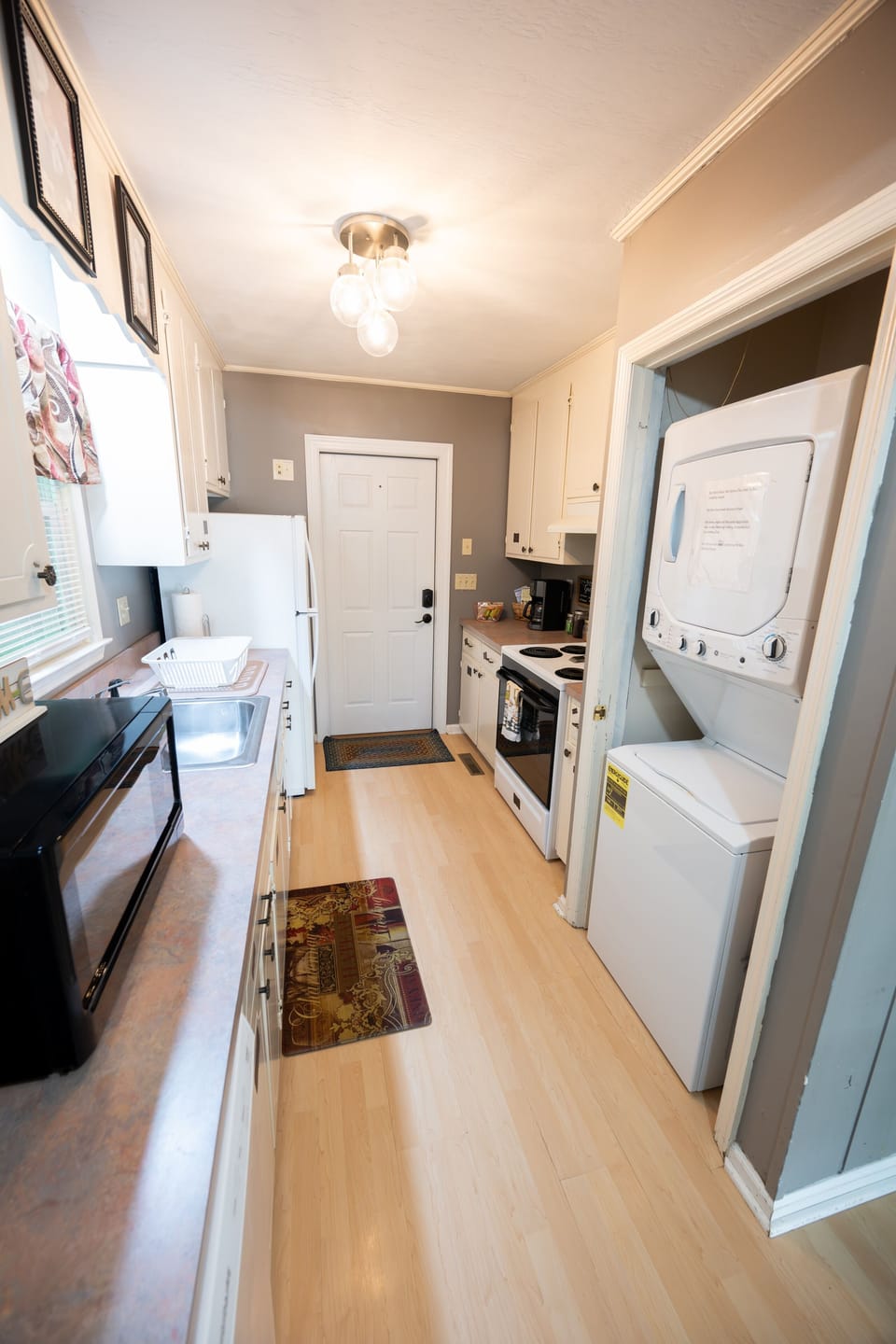 Kitchen looking to front door