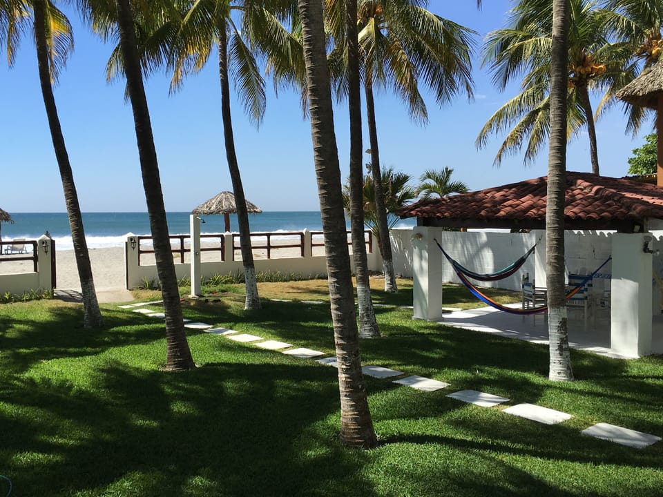 just steps from the beach!
