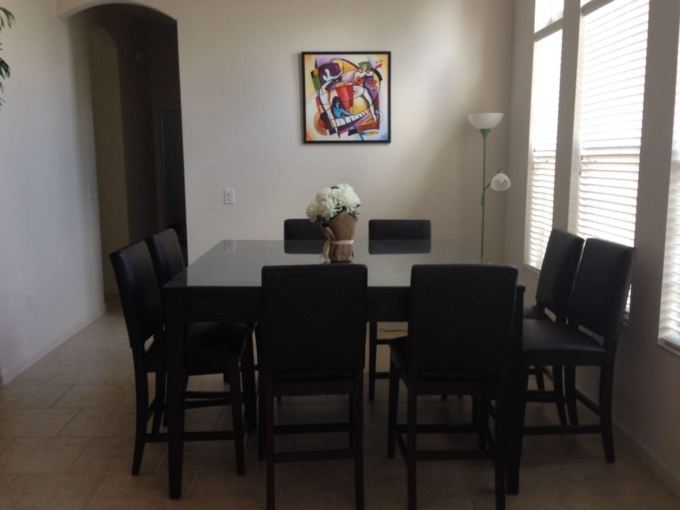 High table and chairs