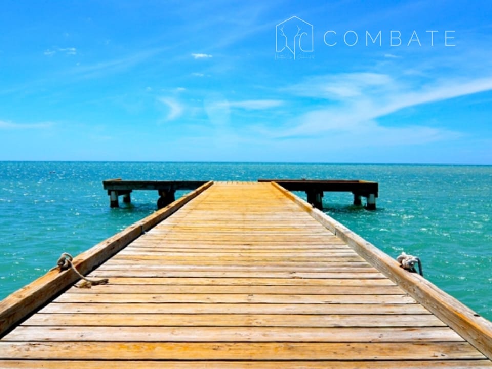 Combate Beach is around 12-15 minutes in car from the property.