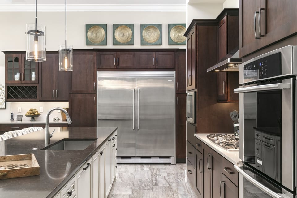 Prepare home cooked meals in the fully equipped kitchen