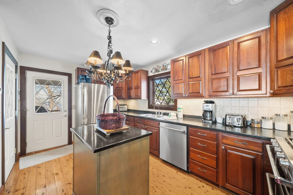 Kitchen is Open to Dining Room and Living Room