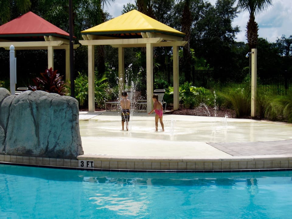 Splash pad is a fun area for the kids to play!