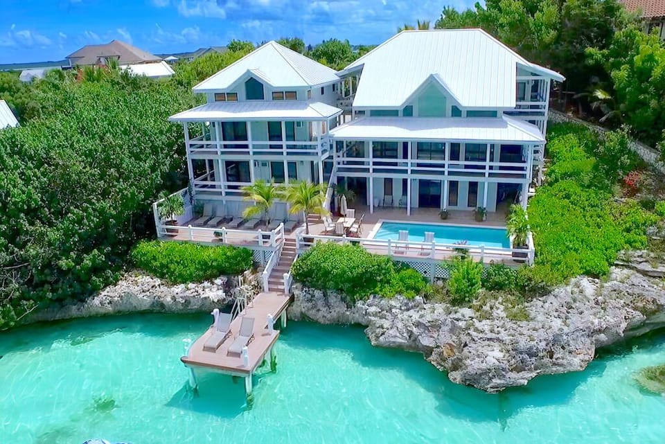 Sunset Point Oceanfront Villa is 4,000 sq/ft on 1/2 acre