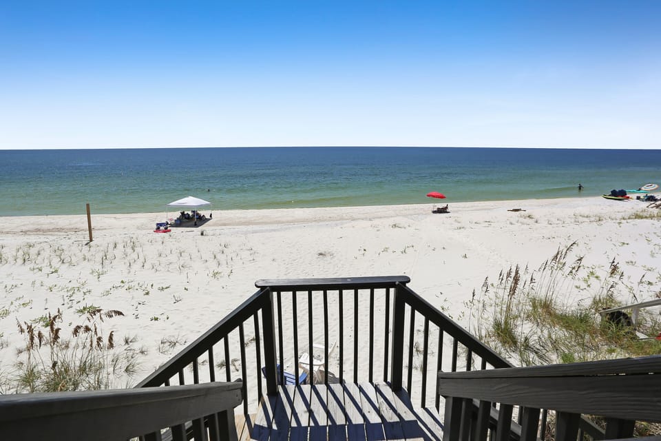 Easy Beach Access from Deck