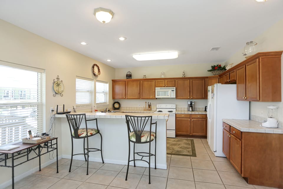 Kitchen with Bar Seating