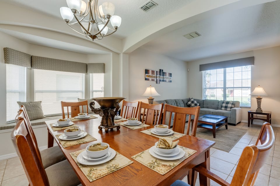 Formal dining area