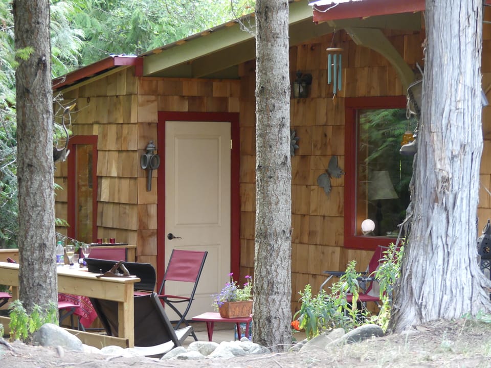 Cedar Cottage, a cozy and private cottage nestled in the cedars. 